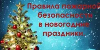 Правила безопасности в период Нового года и Рождества